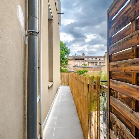 Magnifique Terrasse Et Parking Privé Place Dupuy * Toulouse
